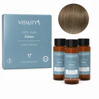 Фарба-гель чоловіча для волосся та бороди без аміаку Vitality’s For Man Colour 03 Light Natural (Світлий натуральний), 3*50 мл  
